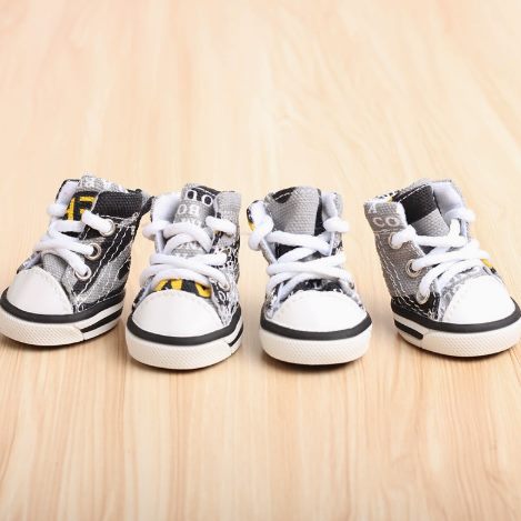 XC19 Canvas Lace-Up Dog Sneakers